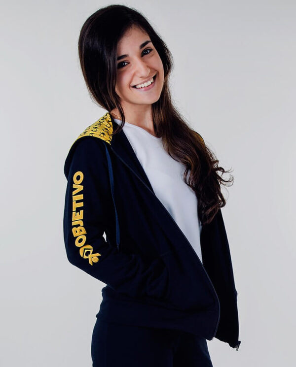 Objetivo Blusa Moletom Feminino
