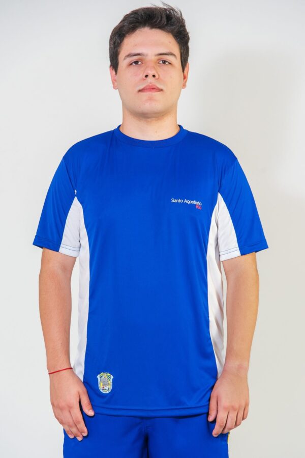 CSA Camiseta Manga Curta Dryfit Azul Unissex