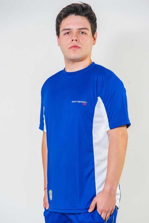 CSA Camiseta Manga Curta Dryfit Azul Unissex